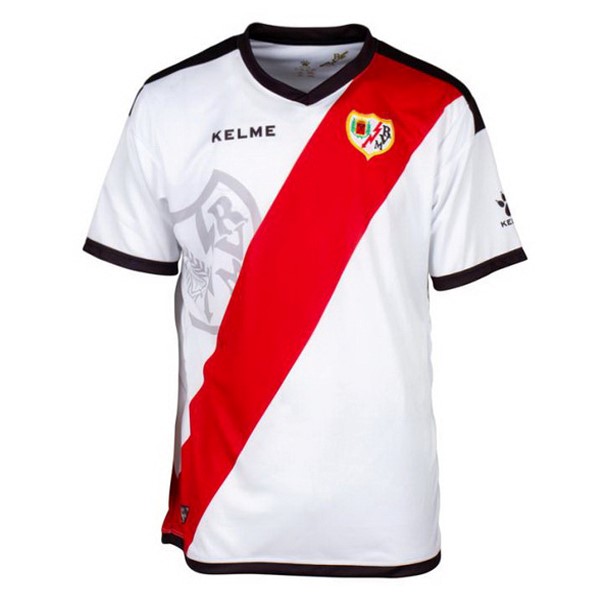 Camiseta Rayo Vallecano de Madrid Replica Primera Ropa 2018/19 Blanco